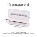 KW-TRIO Mini Portable Multi-Color Punch Hole Binder Punch 6-Hole Punch Multi-Functional Study Organizer Hole Punch