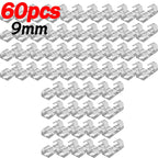 20/100pcs Cable Organizer Clips Cord Holder Transparent Management Wire Manager Home Office USB Data Line Winder Hooks Protector