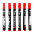 3/6Pcs/Set Permanent Marker Pen Fine Point Waterproof Ink Thin Nib Crude Nib Black Blue Red Ink 1.5mm Fine Color Marker Pens