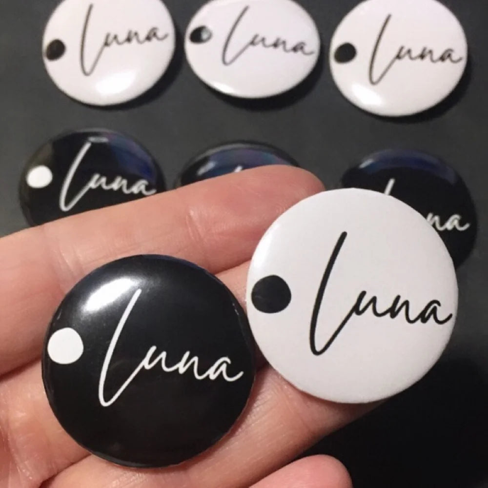 Custom Personalized Tinplate Pins With Text And Picture Printing As Metal Lapel Badge For Custom Brooches For Friends Wholesale