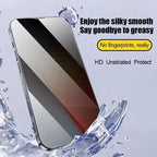 Oleophobic Coating Privacy Screen Protector For iPhone 17 Pro Max 16 18 15 13 11 14 12 Air 16e Mini SE XR Dust Free Installation