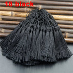 100pcs/lot 13cm Tassel Silk Fringe Silky Floss Bookmark Tassels Mini Tassels For DIY Craft Jewelry Making Souvenir Bookmarks