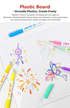 GuangNa 168/12 Colors High Gloss Acrylic Marker Pen Set,Hard Headed Drawing Pens,DIY Graffiti Paint Pen Stationery,GN.586