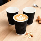20/30/50PCS Disposable Paper Cups Disposable Corrugated Paper Cups Suitable Birthday Parties Weddings Christmas Parties