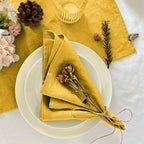 Set Of 6 40x40cm Table Cloth Napkins Durable Polyester Thicken Placemat Reusable for Kitchen Dining  Wedding Decoration