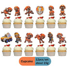 Zuma Paw Patrol Orange Birthday Decorations Cartoon Theme Kid Baby Shower Party Banner Balloon Plate Tablecloth Supplie Toy Gift
