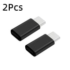 1/3Pcs Micro USB Female To Type C Male Adapter OTG Converter Micro-B To USB-C Connector Charging Cable Adapter Phone Accessories