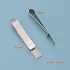 1Pcs Metal Paper Clip for Notebook Bookmark Tool Stainless Steel and Brass Material Book Paper Clips