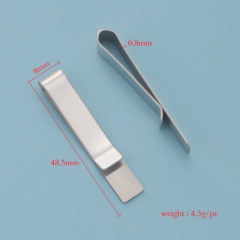 1Pcs Metal Paper Clip for Notebook Bookmark Tool Stainless Steel and Brass Material Book Paper Clips