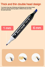 12-168 Colors Markers Set Double Headed Marker Pen Student Animation for Bookmark Manga Drawing Painting School Art Supplies