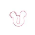 20pcs cartoon gold rose gold Paperclip on Book Paper Creative Paper Clips Students Stationery Office School Binding Supplies