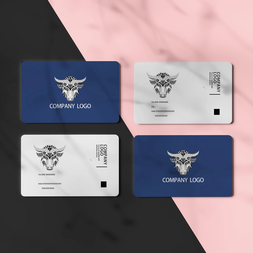 Custom PVC Business Cards Plastic Waterproof Cards Personalized Design Round Corners Glossy Matte Frosted PVC Business Cards