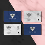 Custom PVC Business Cards Plastic Waterproof Cards Personalized Design Round Corners Glossy Matte Frosted PVC Business Cards