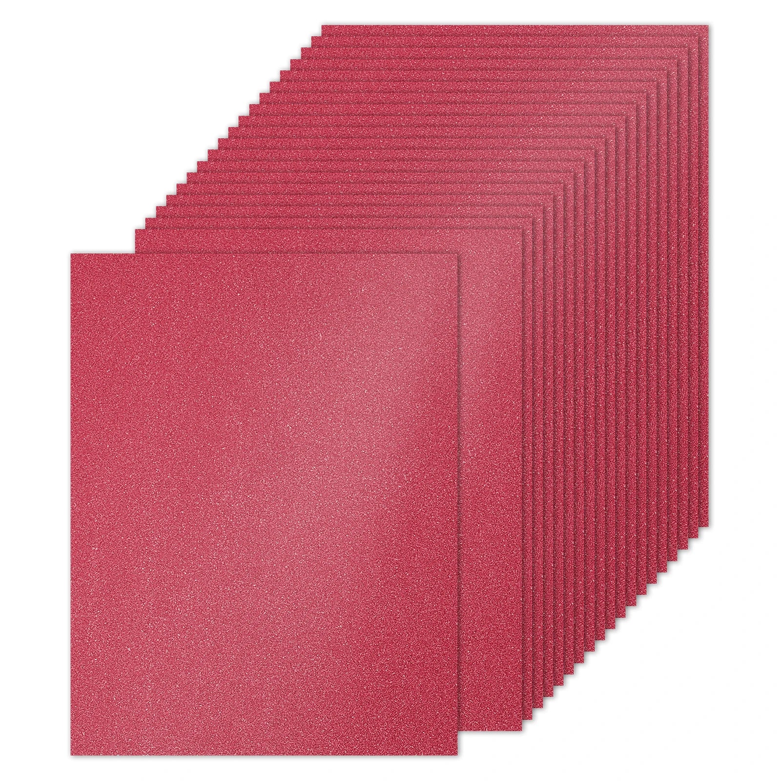20 Sheets 250gsm Glitter Cardstock Paper Rectangle Premium Sparkly Paper Craft Cardstock Paper for Scrapbook Cards DIY Party Art