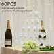 20-60PCS Acrylic Champagne Coupe Glasses Engagement Party Wedding Champagne Tower Prosecco Tower Martini Glasses 5oz