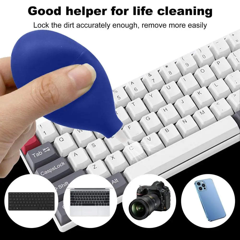Compressed Air Duster Hand Held Keyboard Blower Strong Wind Oval Air PC Cleaner Accurate Decontamination For Electronic Product