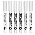 White Paint Pen for Rock Painting,Stone,Ceramic,Glass,Wood,Tire,Fabric,Metal,Canvas. Set of 3/6 Acrylic Paint White Marker