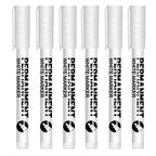 White Paint Pen for Rock Painting,Stone,Ceramic,Glass,Wood,Tire,Fabric,Metal,Canvas. Set of 3/6 Acrylic Paint White Marker
