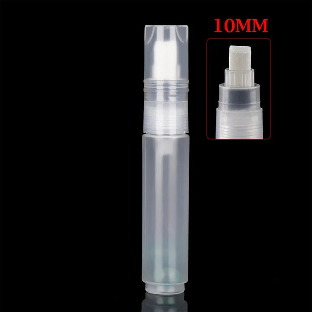 Creative Plastic Empty Pen Rod 3mm 5mm 6.5mm 8mm 10mm Barrels Tube for Graffiti Pens Liquid Chalk Markers Paint Pen Accessories