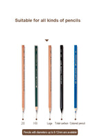 Faber Castell Cute Pencil Sharpener Double Hole with Container Plastic Student School Stationery Mini Manual Pencil Sharpeners