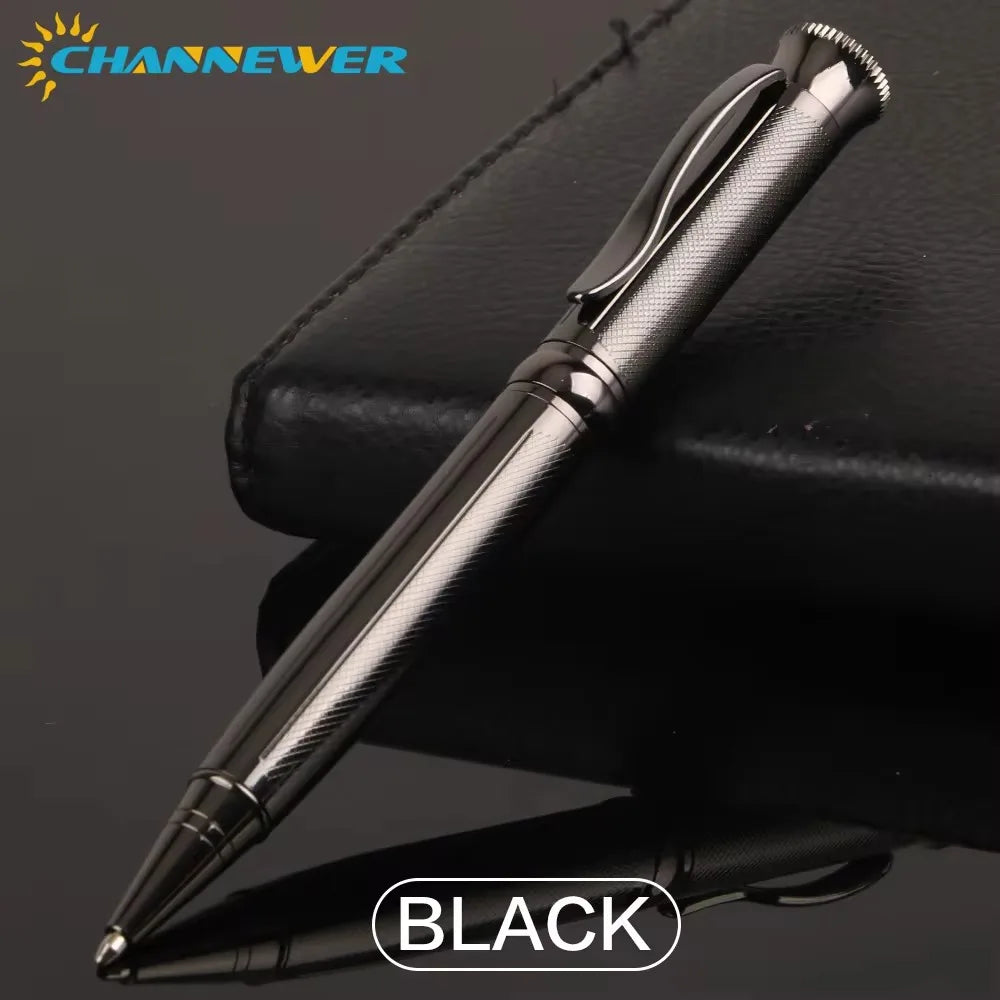 STONEGO Capless Ballpoint Pen, Simply Twist Roller Ball Pen Black Gel Ink Medium Point 1.0mm Smooth Writing Signature Pens