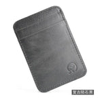 New Genuine Leather Card Holder Oil Wax Leather Multi-Card Small Retro Cowhide Coin Purse Men/Women Luxury Card Holder