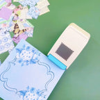 Extra Large 3.8*3.8cm Square Stamps and 3.8*3.2cm Rectangular Stamps DIY Handmade Punch Tool Effortless Stamp Embossing Machine