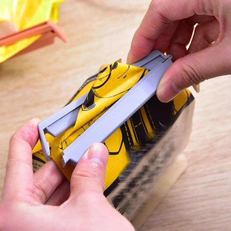12-60Pcs Portable New Kitchen Storage Food Snack Seal Sealing Bag Clips Sealer Clamp Plastic Tool Kitchen Accessories Wholesale
