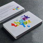 Customized Cards PVC Business Cards Plastic Waterproof Cards Personalized Design Round Corner Frosted PVC Business Cards