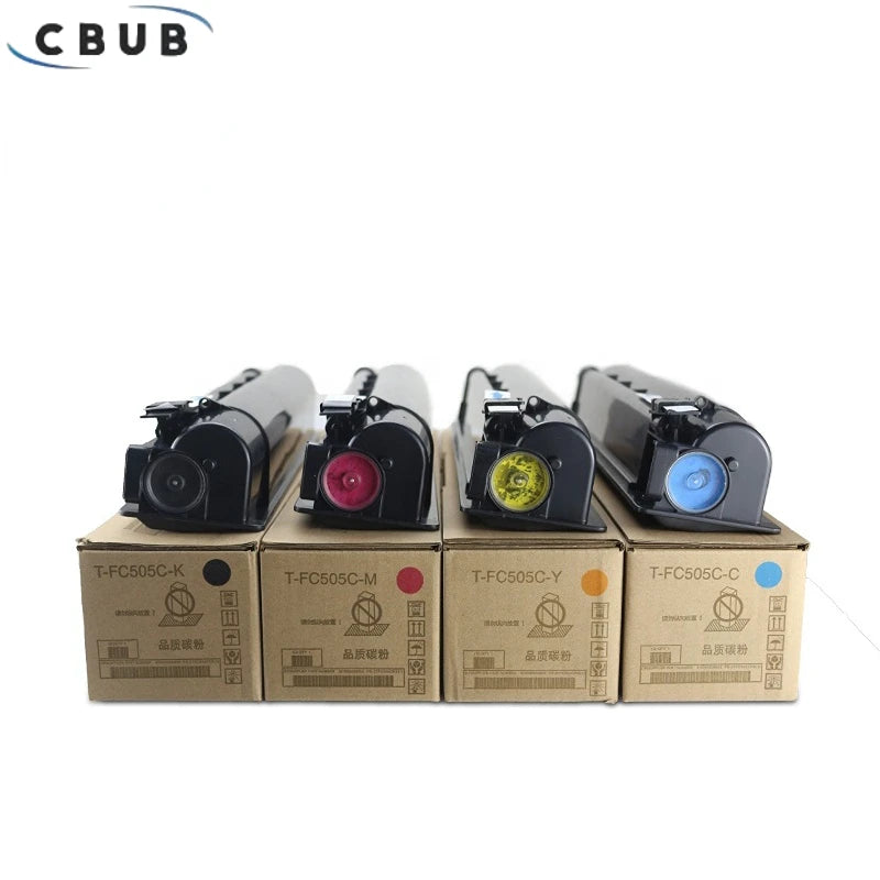 1Set/4PCS For Toshiba E-STUDIO 2000 2500 2505 3005 3505ac 4505 5005 TF-C505 Color Toner Cartridge New Compatible Tfc505