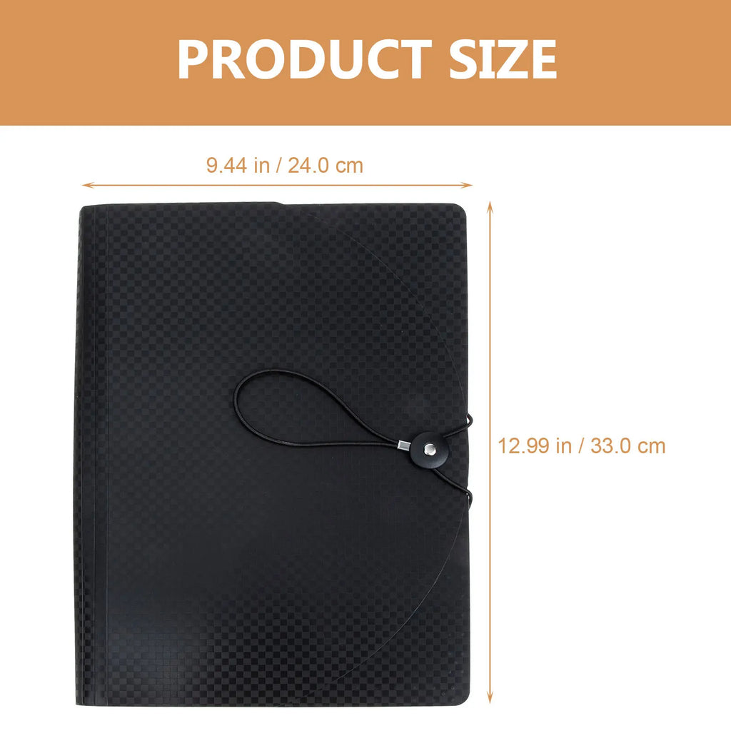 Premium Expandable File Folder Organizer Lightweight Compact A4 Document Organizer Office Filing Accordion Folder for Student