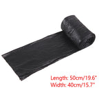 New【1Roll 50*60cm Garbage Bags Thick Convenient Environmental Plastic Trash Bags Disposable Plastic Bag Black Garbage】