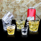 Acrylic Plastic Beer Mug PC Anti-fall Water Cup Heat-resistant Wine Glass Transparent Octagonal Cups KTV Bar Kitchen Restaurant
