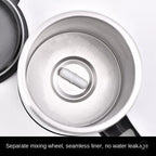 10 Piece Set of Automatic Stirring Cup Magnetized Circular Capsule Portable Cup Rotating Wheel Coffee Cup Magnetic Stirrer