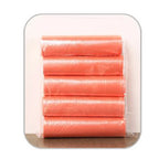 5 Rolls Flat Top Plastic Garbage Bags Pre-cut Disposable Color Trash Bags Household Waste Bin Liners For Kitchen Bathroom Office