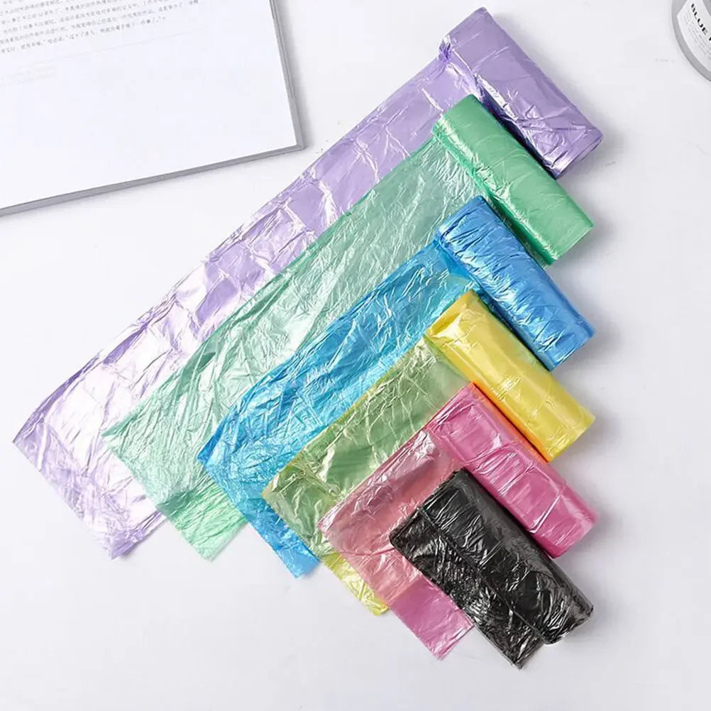 5 Rolls/pack Household Disposable Trash Pouch Small Trash Bags Kitchen Storage Garbage Bags Cleaning Waste Bag Plastic Bag