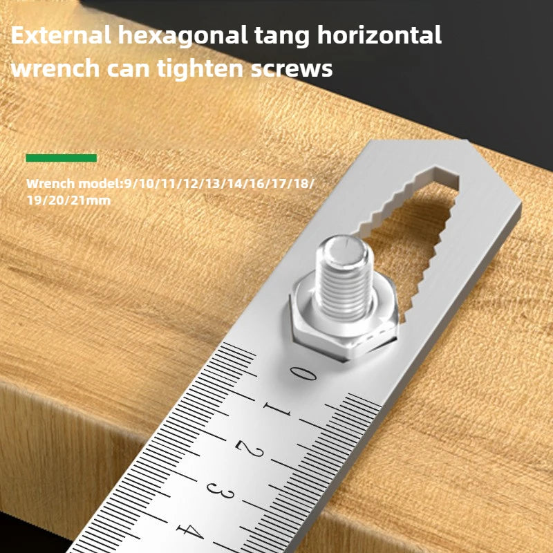 Portable Stainless Steel Metal Straight Ruler Precision Double Sided Precision Measuring Tool Scale Metric Ruler Accessories