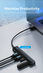 Vention Usb Hub 4 Port ABS Hub USB 3.2 10Gbps for Laptop Multi Splitter Adapter For Xiaomi Macbook PC Computer Accessories