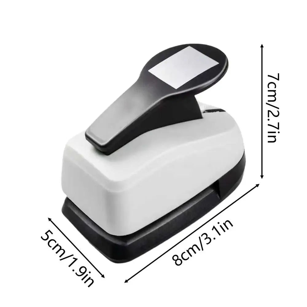 Square Punches For Paper Crafts Hole Cutter Paper Punches for Adult Child Student Kids card making custom scrapbooking  Photo