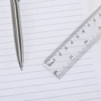 Classroom use, plastic, blue, durable and flexible 12-inch rulers in 8-pack for kids