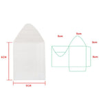 100pcs/lot Invitations Blank Translucent Envelope Postcards Message Card Sulfate Paper Envelope Business Letters Wedding