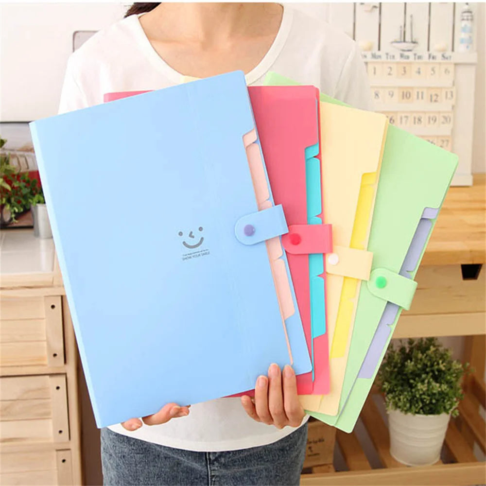Document Holder Accordion Document Organizer A4 Cute Accordion Folders Letter Size Document Organizer for Students Boys
