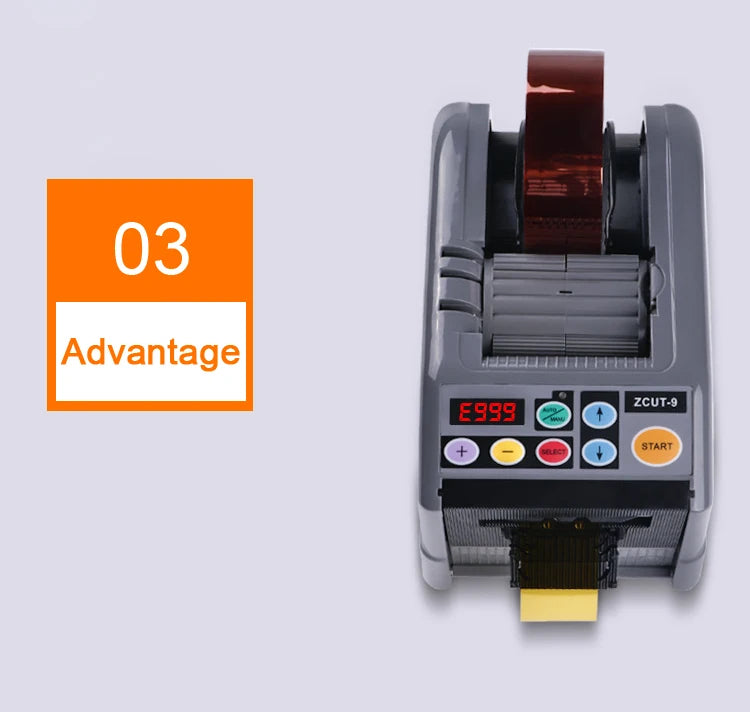 Automatic Tape Dispenser Cutting Machine 6-60mm Adhesive Tape Ribbon Intelligent Double Sided Cutter 110V 220V