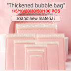 100/1 PCS Pink Poly Bubble Mailers Padded Envelopes Self Seal Padded Envelopes Gift Bags Packaging Envelope School Supplies