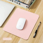 Small Size Office Home Mouse Pad PU Non-Slip Gaming Desktop Mouse Pad Waterproof Anti-Scratch Easy To Clean Mat For PC Laptop