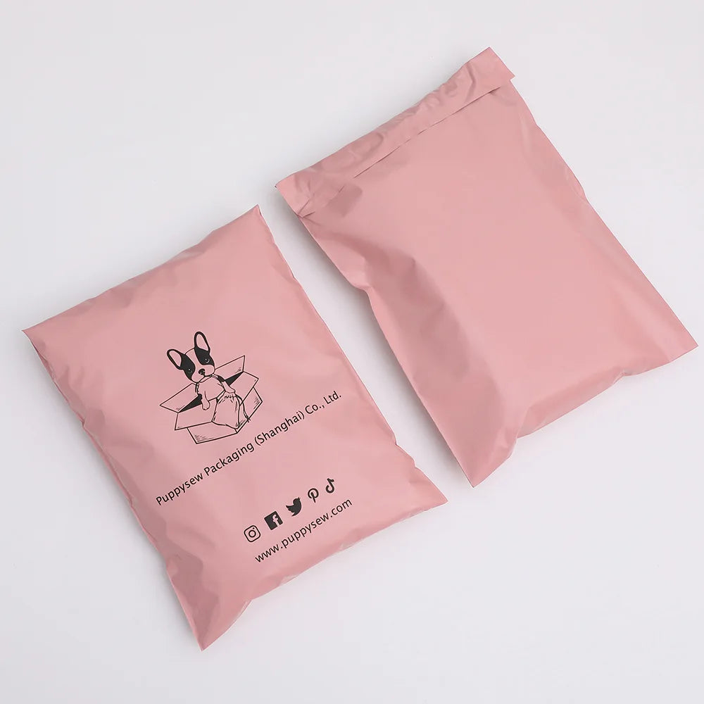 100pcs/lot Plastic Mailing Envelope Bags Polyethylene Shipping Color Packaging Product Storage Custom Printing Own Logo Brand