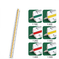 Three-edge scale triangle large-scale drawing indoor architectural drawing magnifying ruler parallel t-shaped garment design hig
