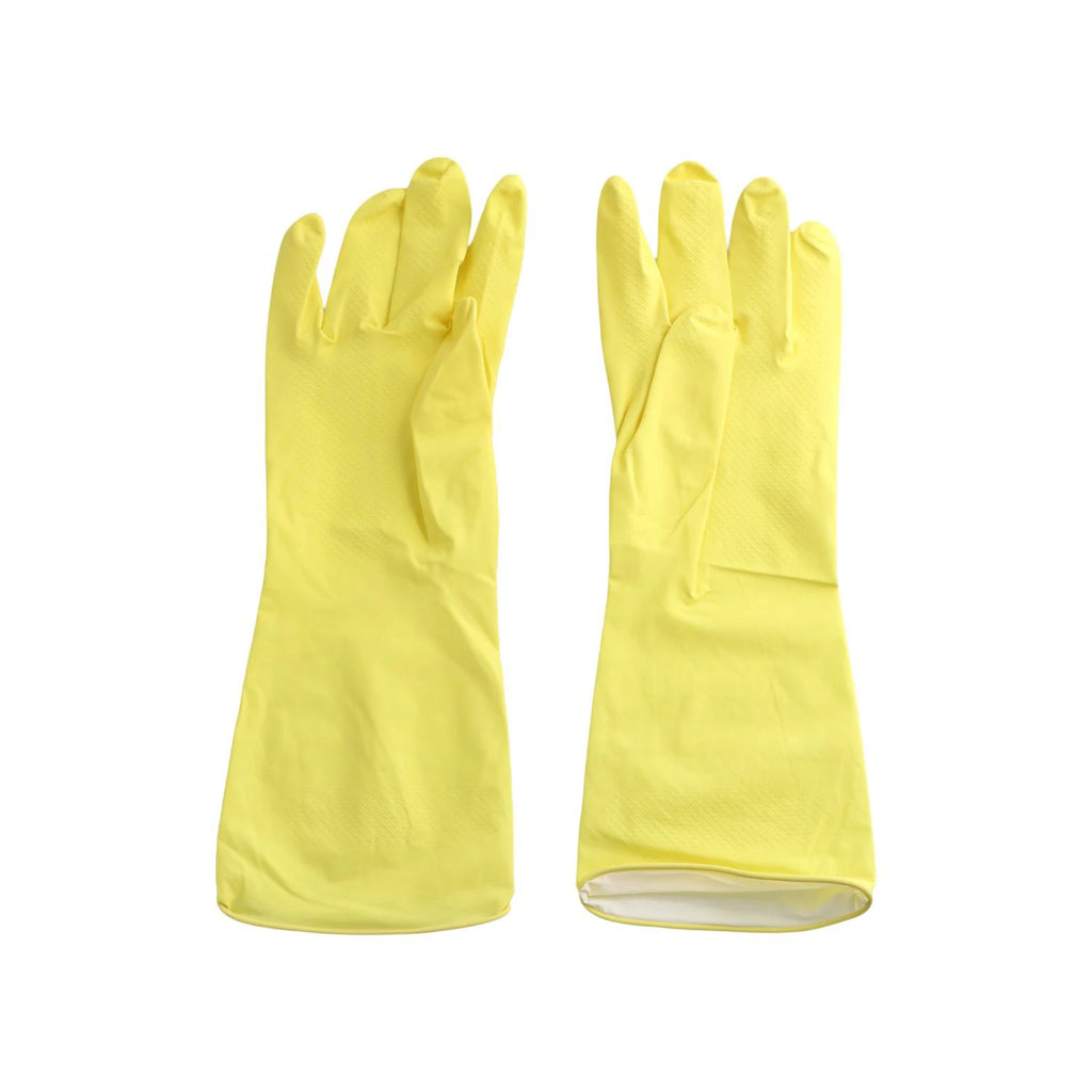 1 Pair Latex Dish Washing Gloves Women's Waterproof Household Kitchen Washing Bowl Washing Clothes Vegetable Cleaning