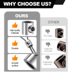 0.8-2mm Steel Wire Rope Clamp Stainless Steel Cable Copper Metal Hanging Clip Adjustable Screws Fixed Hardware Accessories