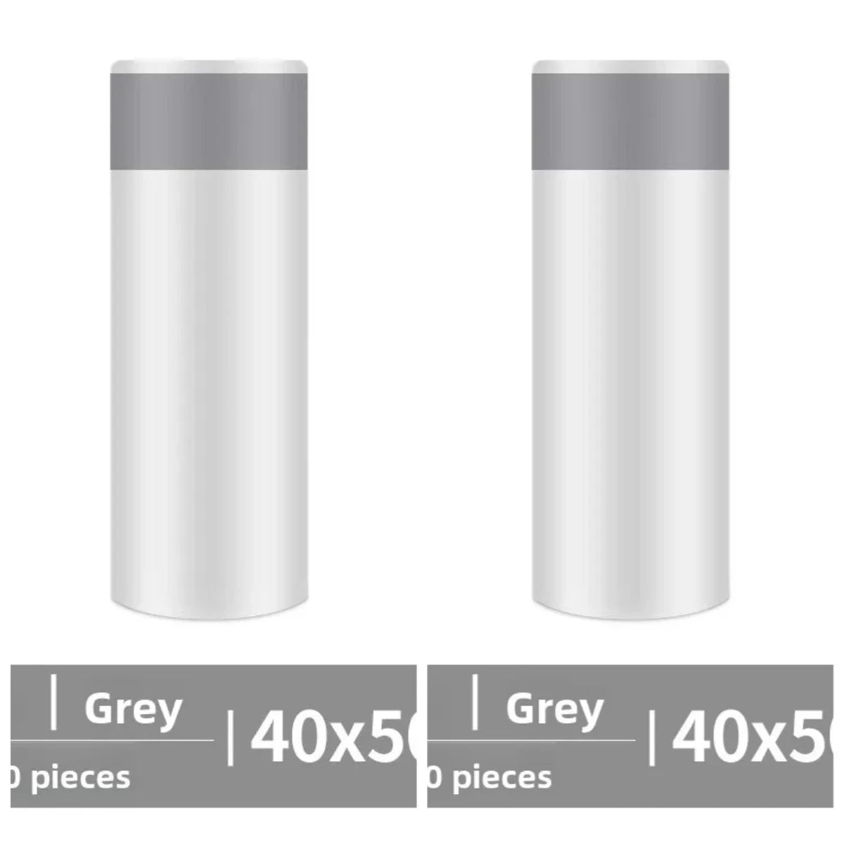 Drawstring Trash Bags Thickened Disposable Kitchen Garbage Can Liners with Handle for Home Office